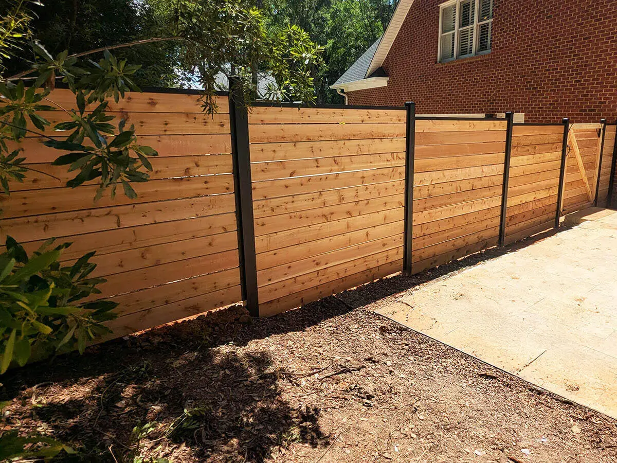 Wood fence fort mill south carolina fence company 102925 47