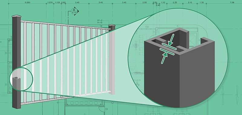 Fort Mill SC Aluminum fence Posts installation company