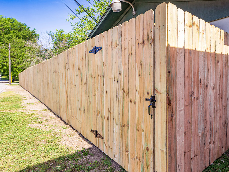 Indian Trail North Carolina wood privacy fencing