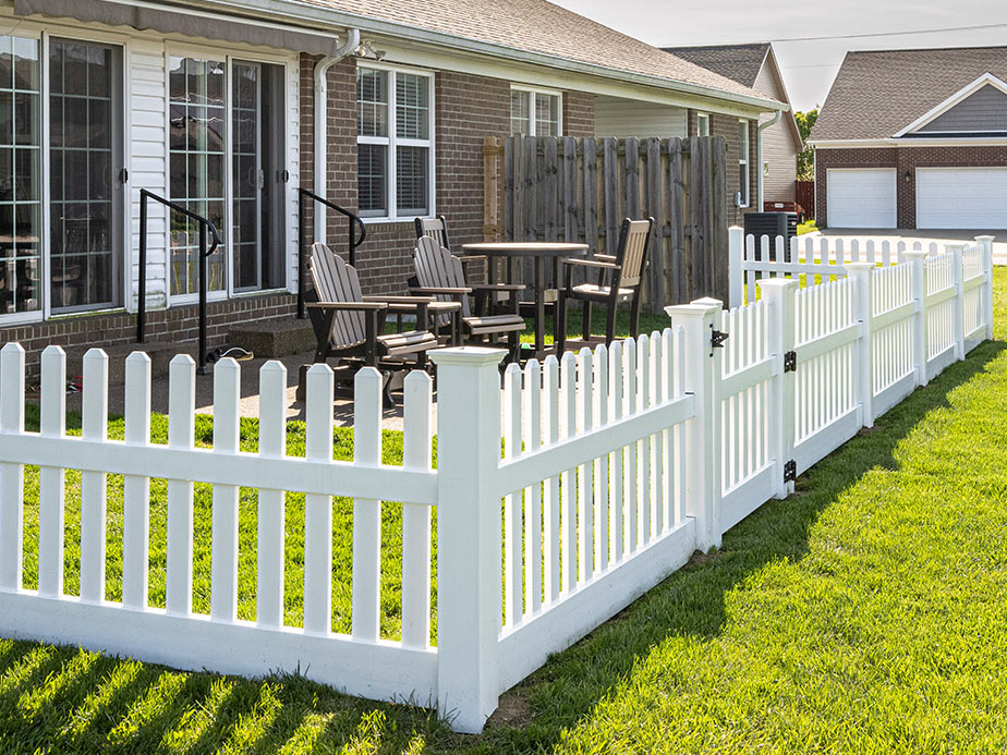 Decorative Fence Example in Waxhaw North Carolina
