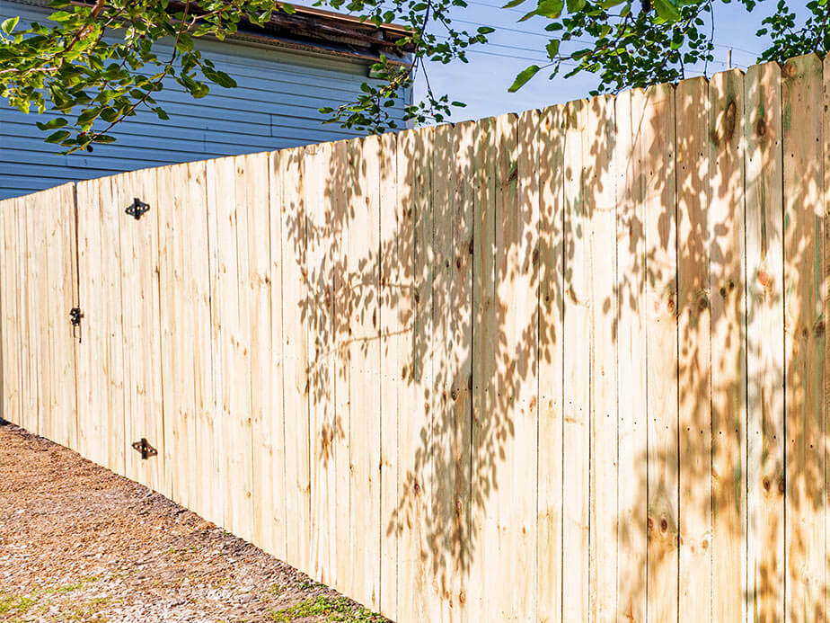 Privacy Fence Example in Indian Land South Carolina